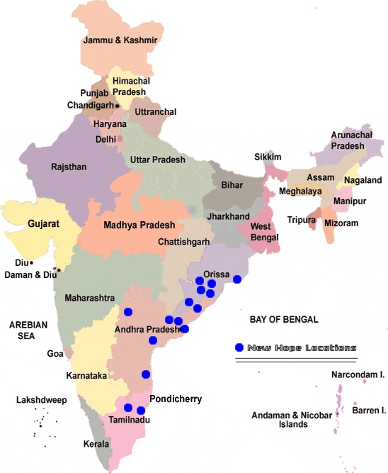 New Hope Locations India New Hope Locations India