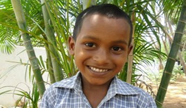 Venkatesh is an orphan child in need of sponsorship support.